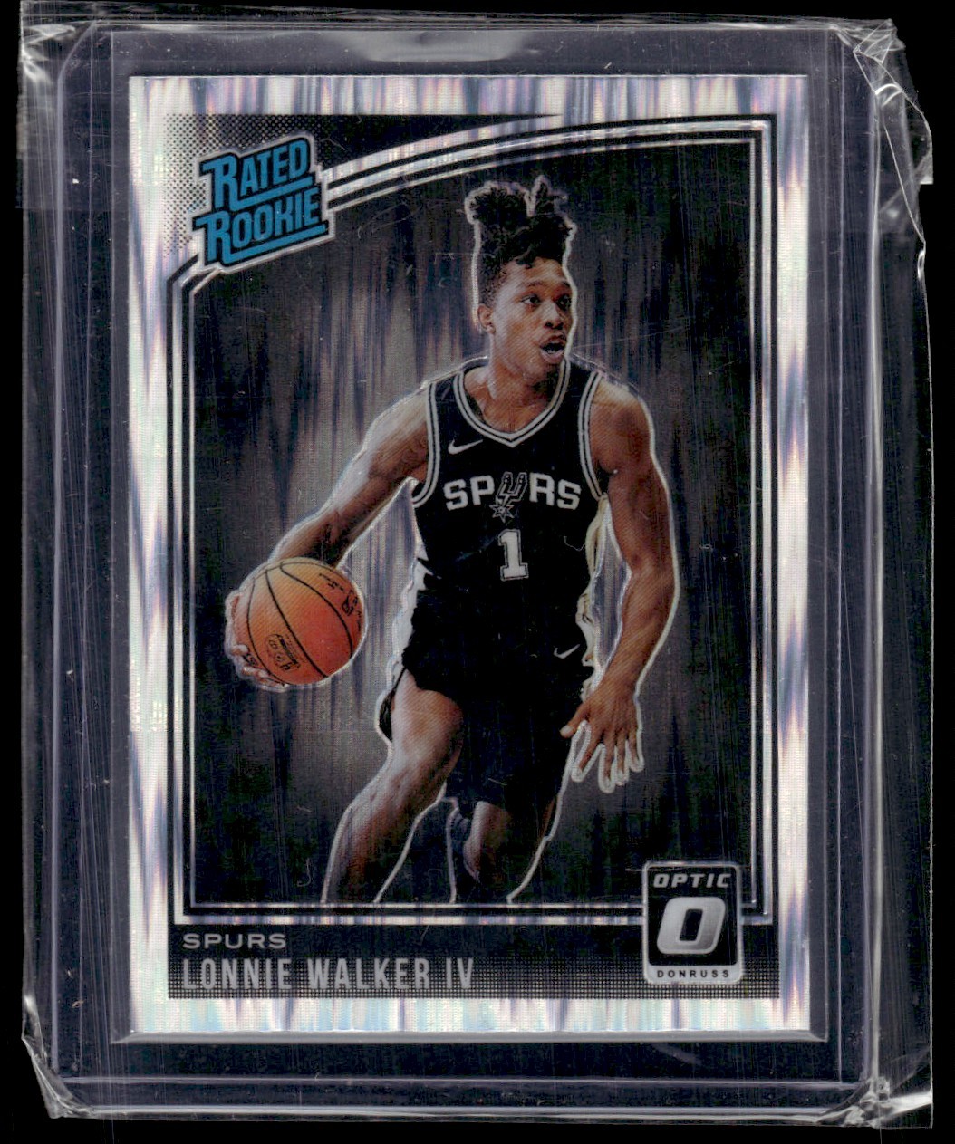 2018-19 Donruss Optic Flash Lonnie Walker IV Rookie San Antonio Spurs #174