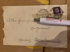 Busta Viaggiata da Mantova Convitto “ Per Borgofranco Po 1932