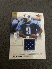 2004 Ultra Football Ultra Performers Gold Steve McNair Game Used Serial #31/88