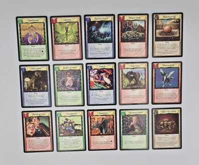 Harry Potter Sammelkarten Zauberkarten - Set 15 Zauberkarten - Karten aufgelistet