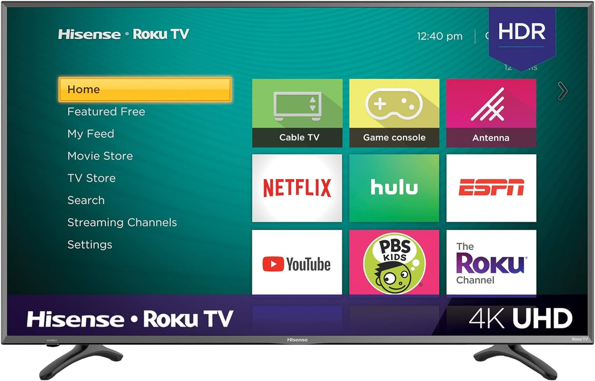 Hisense 50R7E 50-inch 4K Ultra HD HDR Roku Smart LED TV for sale
