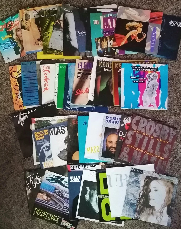 230 Jukebox Vinyl Singles Pop Rock Schlager Disco Oldies + 200 Leer Cover Hüllen - Bild 4 von 4