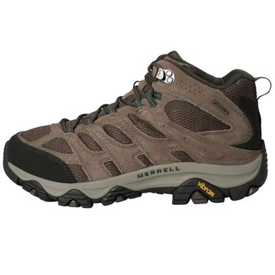 Merrell Moab 3 Mid WP Waterproof Men's Hiking Boots Boulder Brown
