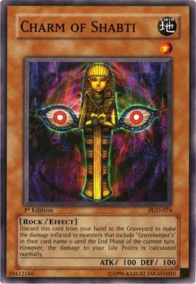 Charm of Shabti PGD-074 Pharaonic Guardian Yu-Gi-Oh Unlimited NM/M