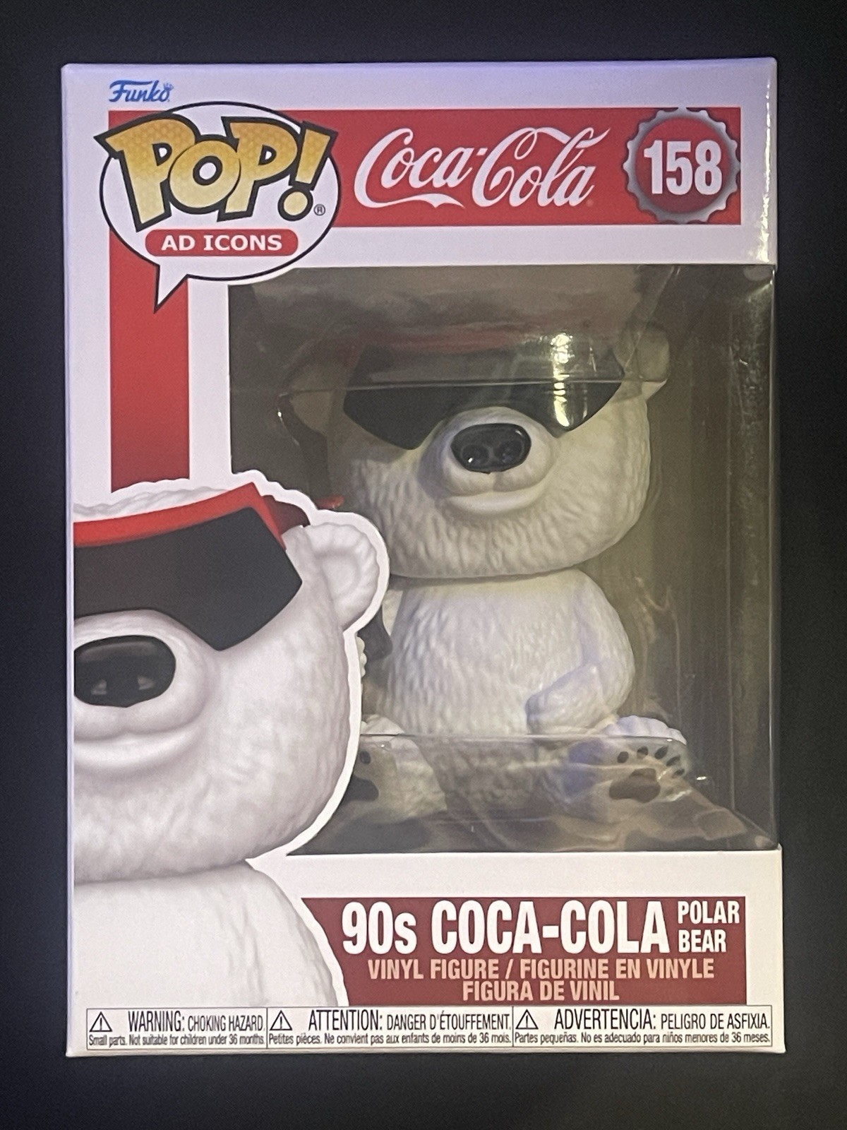Funko Pop! Coca-Cola: 90s Polar Bear #158 Vinyl