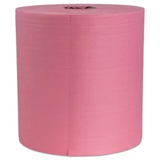 Boardwalk P080JPR 12" x 12" Hydrospun Wipers - Red (475/Roll) New