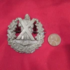 Liverpool Scottish (Cameron Highlanders)-British Military Army Cap Badge,WW1.#3F
