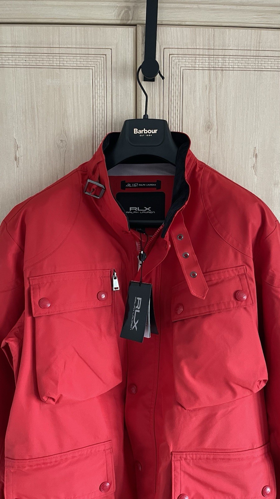 Ralph Lauren RLX Red waterproof Sports jacket size L RRP £699 Luxury & Stylish image 3