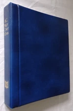 STANLEY GIBBONS BLUE LUXURY 'MAJOR' LARGE CAPACITY 2-PEG STAMP COVER  ALBUM