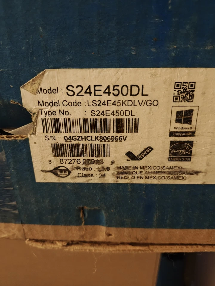 Samsung S24E450DL LCD/LED Monitor - Black - Image 3 of 3