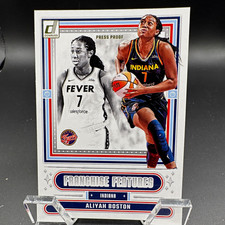 Panini Donruss WNBA Franchise Features 2025 Aliyah Boston Fever #12 Press Proof