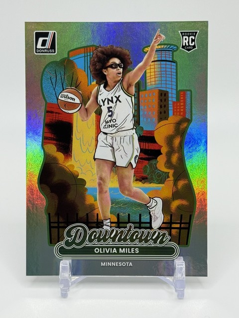 2026 Panini Donruss WNBA Olivia Miles Rookie Downtown #12 Minnesota Lynx Clean!