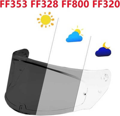 Photochromic Face Shield Helmet Visor for LS2 FF800/FF320/FF328/FF353
