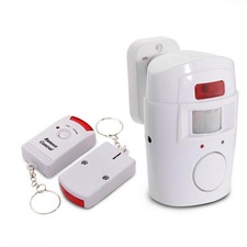 Infrared Motion Sensor Alarm, H88, 2 Remote Controls, Burglar, Home, Garage