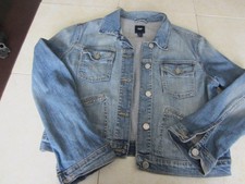 Gap Girls Soft Denim Jean Jacket Sz Large Excellent Used Condition Lightweight