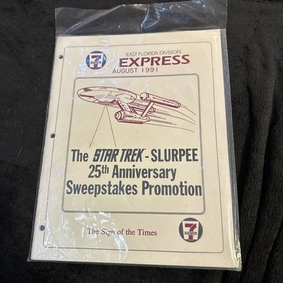 Vintage Star Trek Slurpee 25th Anniversary Sweepstakes Promotion 7 Eleven 1991