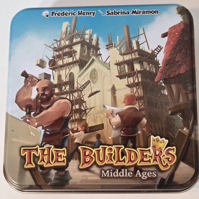 Asmodee The Builders Middle Ages Card Game And Tin - Complete