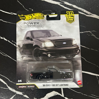 Hot Wheels Car Culture Power Trip '99 Ford F-150 SVT Lightning 2/5 Black 1:64