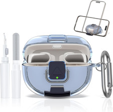 For Bose Ultra Open Earbuds Case with Secure Lock  Phone Stand, Soft TPU Shockp