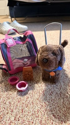 American Girl Chocolate Chip Dog with Service Pet Accessories