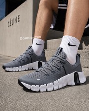 Nike Free Metcon 5 Smoke Grey White Gym DV3949-003 Men  s Size 10.5-13