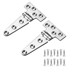 2PZ Cerniere a T per Uso Marino 150mm x 75mm Costruzioni in Acciaio Inox