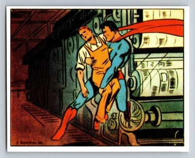 Superman Rescues Tim Morris 1984 Superman Gum GUM, INC. #62 Reprint