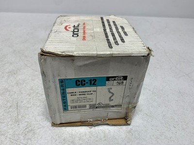 Orbit CC-12 Cable/Conduit to Rod/Wire Clip 1/2''-3/4'' EMT (lot of 100)
