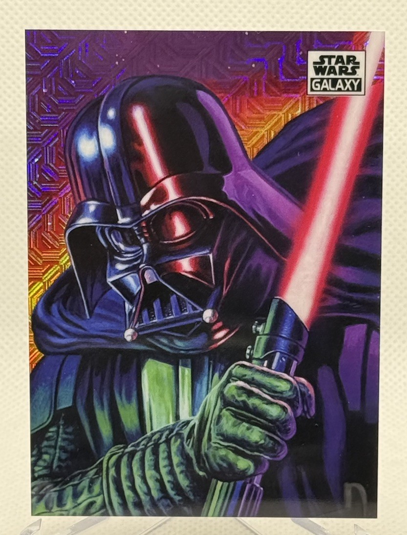 2021 Topps Chrome Star Wars Galaxy #69 The Darkest Lord Mojo /50 Darth Vader