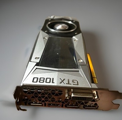 NVIDIA GeForce GTX 1080 Founders Edition GPU 8GB GDDR5X Heatsink Multi-Monitor