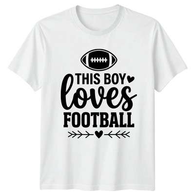 This Boy Loves Football Mens T-Shirt Youth Football American Football Birthday