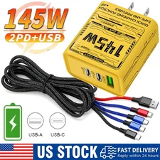 145W Supe Fast Charging USB Type C Wall Charger For Samsung iPhone Android Phone