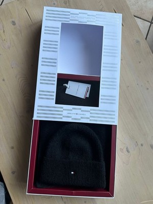 Tommy Hilfiger Damen Schal und Mütze Geschenkset Beanie Scarf