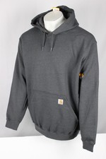 Carhartt Men's K121 Loose Fit Midweight Hoodie Sweatshirt XL Carbon Gray 026