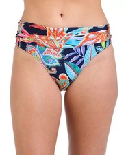 73 La Blanca Women's Tropidelic Shirred Swimsuit Bottoms Multicolor 8 eau2025b