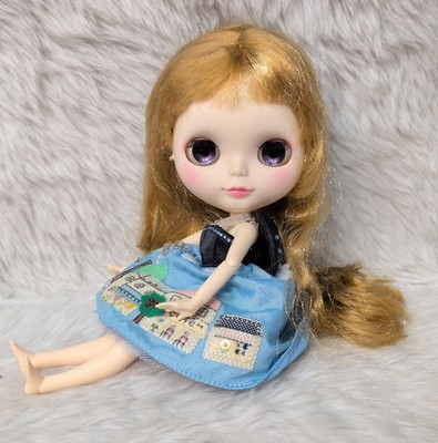 TAKARA Neo Blythe Rendezvous Scrunchie Chouchou Modepuppe mit Karton gebraucht