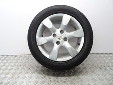 PEUGEOT 307 16" ALLOY WHEEL & GOOD TYRE 205/55R16 9652489880 FAST FREE P+P