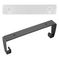 KüChenrollenhalter Edelstahl Wandmontage Selbstklebend Bad KüChe 29CM Schwarz