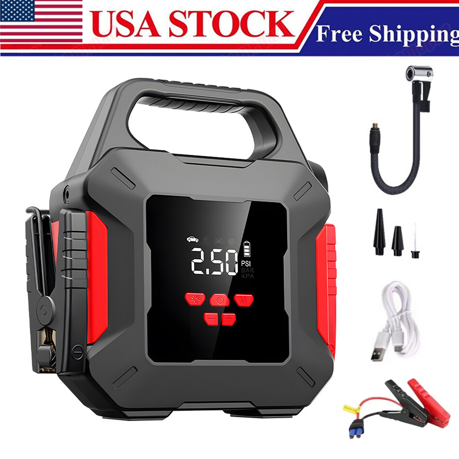Battery Jumper Box Charger Booster