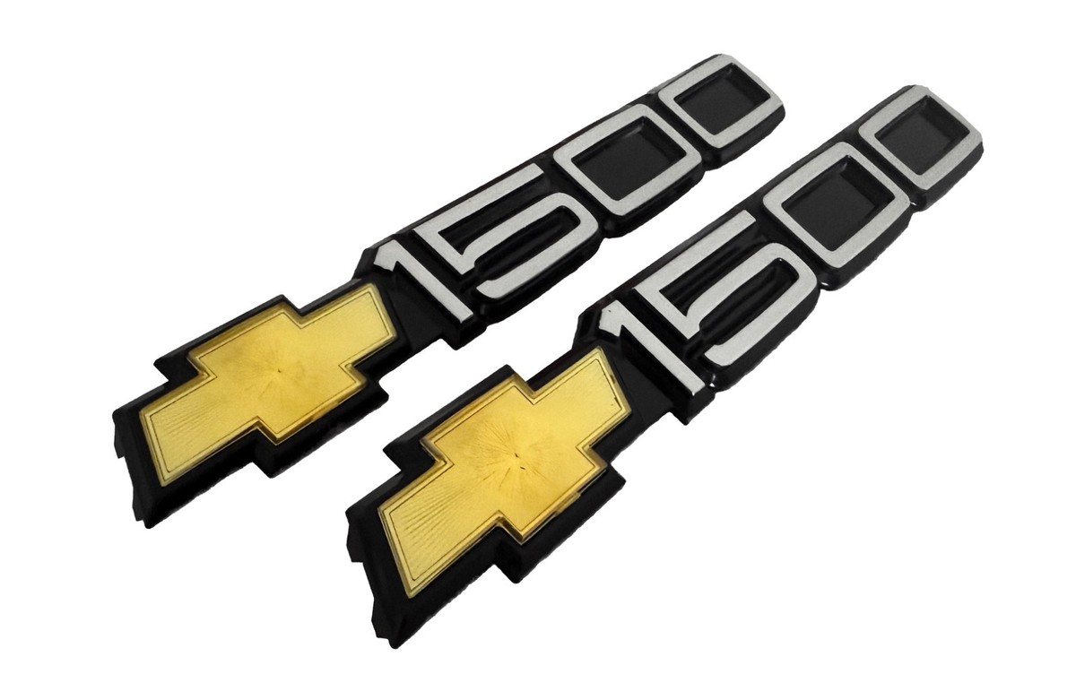 1988-1998 Chevrolet C/K 1500 Pair of Gold Door Emblems Left and