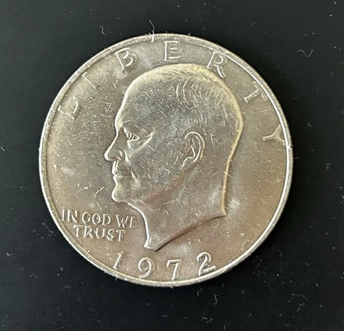 Photo of a 1972-P Eisenhower Dollar from an eBay listing that sold on Jul 21, 2026