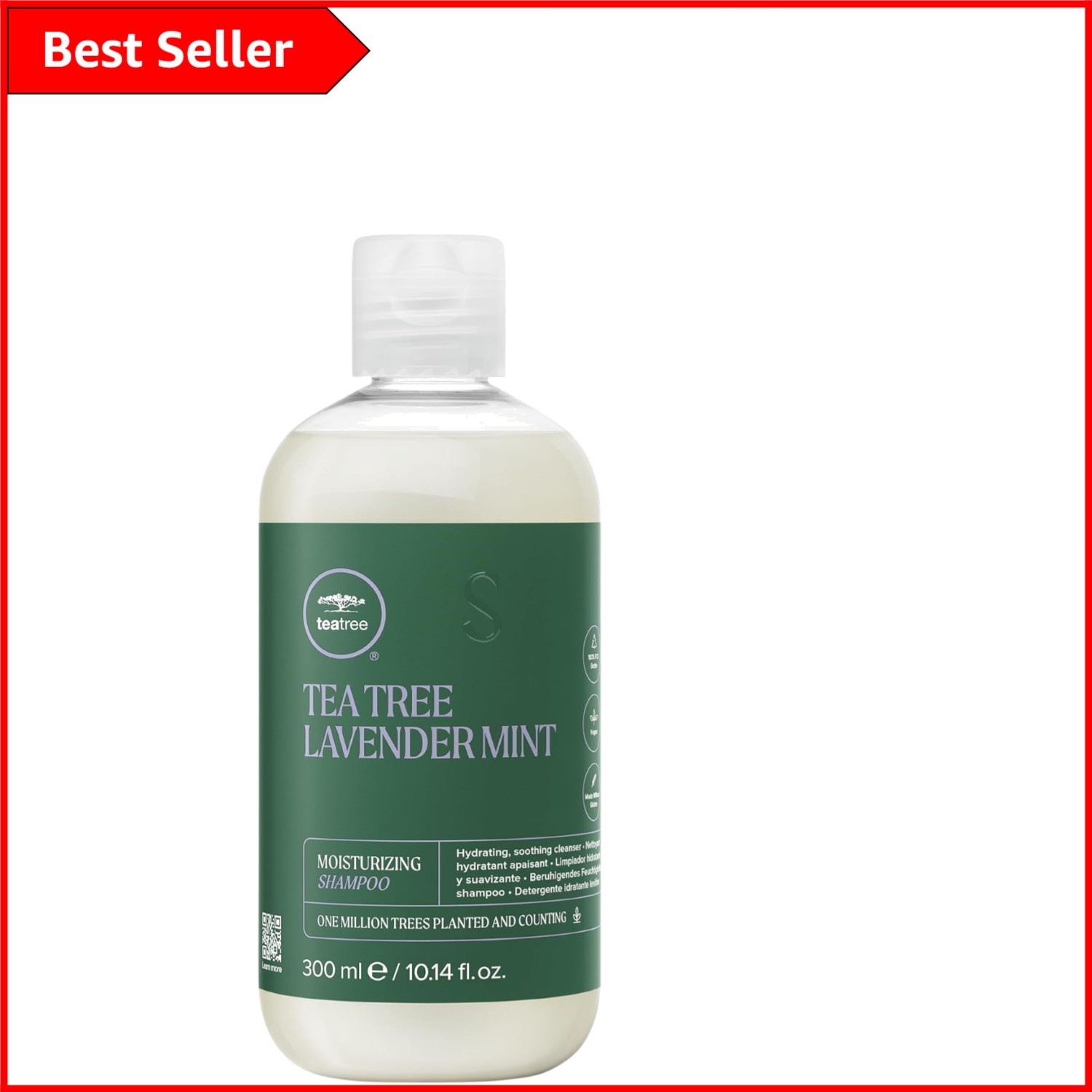 Beruhigen und hydratisieren mit Teebaum Lavendel Minze Shampoo - 300ml für strahlendes Haar