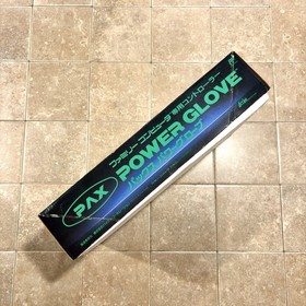 Official PAX Power Glove Nintendo Famicom NES Controller Japan Import CIB TESTED