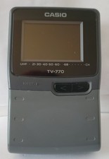 Retro Casio TV-770 Handheld Pocket Television Working