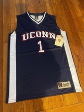 Gameday Greats UCONN Huskies Basketball Lightweight Jersey Navy Youth L NWT