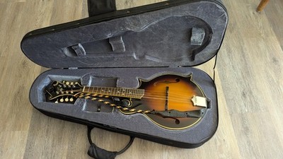 Kentucky KM-675 Mandolin sunburst wooden F style hard case | eBay