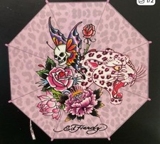 Ed Hardy Pink Leopard Umbrella