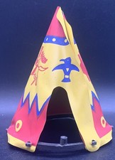 Vintage 1960  s Toy Teepee Tent For Marx Cowboys  Indians Play Set MPC
