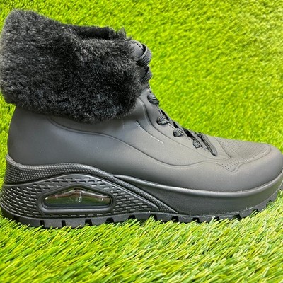 Skechers Uno Rugged Fall Air Womens Size 9.5 Black Outdoor Working Casual Boots