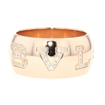 Ring von Bvlgari Diamond Monologo in 750er Gelbgold mit Brillanten - Bild 1 von 4